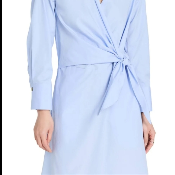 Vince Wrap Bodice Shirt Dress size 6 NWT - Picture 3 of 17